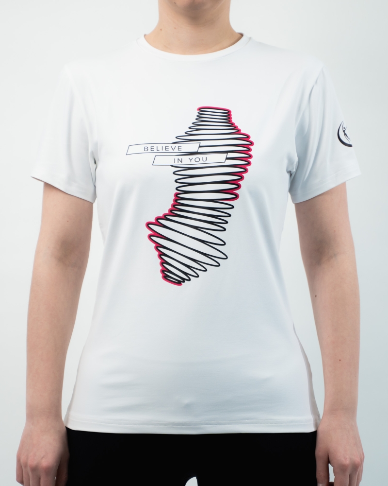 Bild 1 von YUNA - Das Sportfunktionsshirt für mutige Frauen  / (Farbe) weiß / (Größe) L