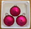 Bild 3 von Weihnachtskugel Pink Ribbon 3er Set